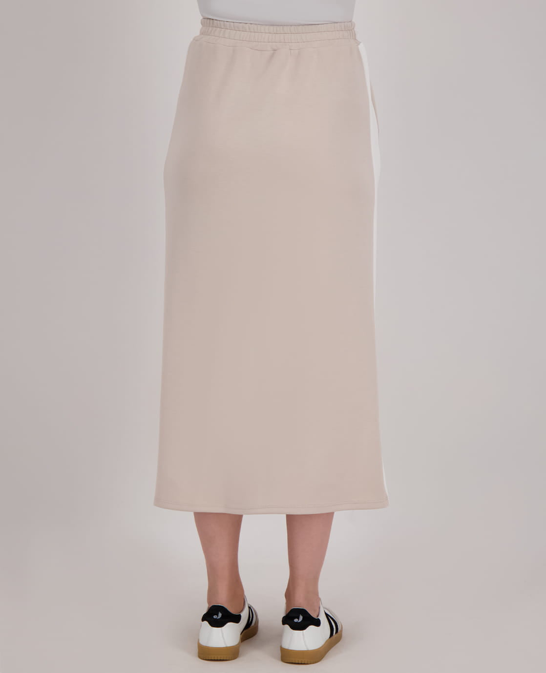 Je m'appelle Jurken Skirt Fenna | Sand Beige/Off White