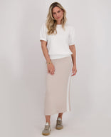 Je m'appelle Jurken Sand Beige/Off White / XS Skirt Fenna | Sand Beige/Off White