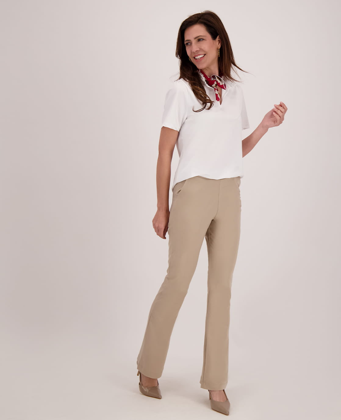 Je m'appelle Broeken Pant Flare Zoëy | Sahara