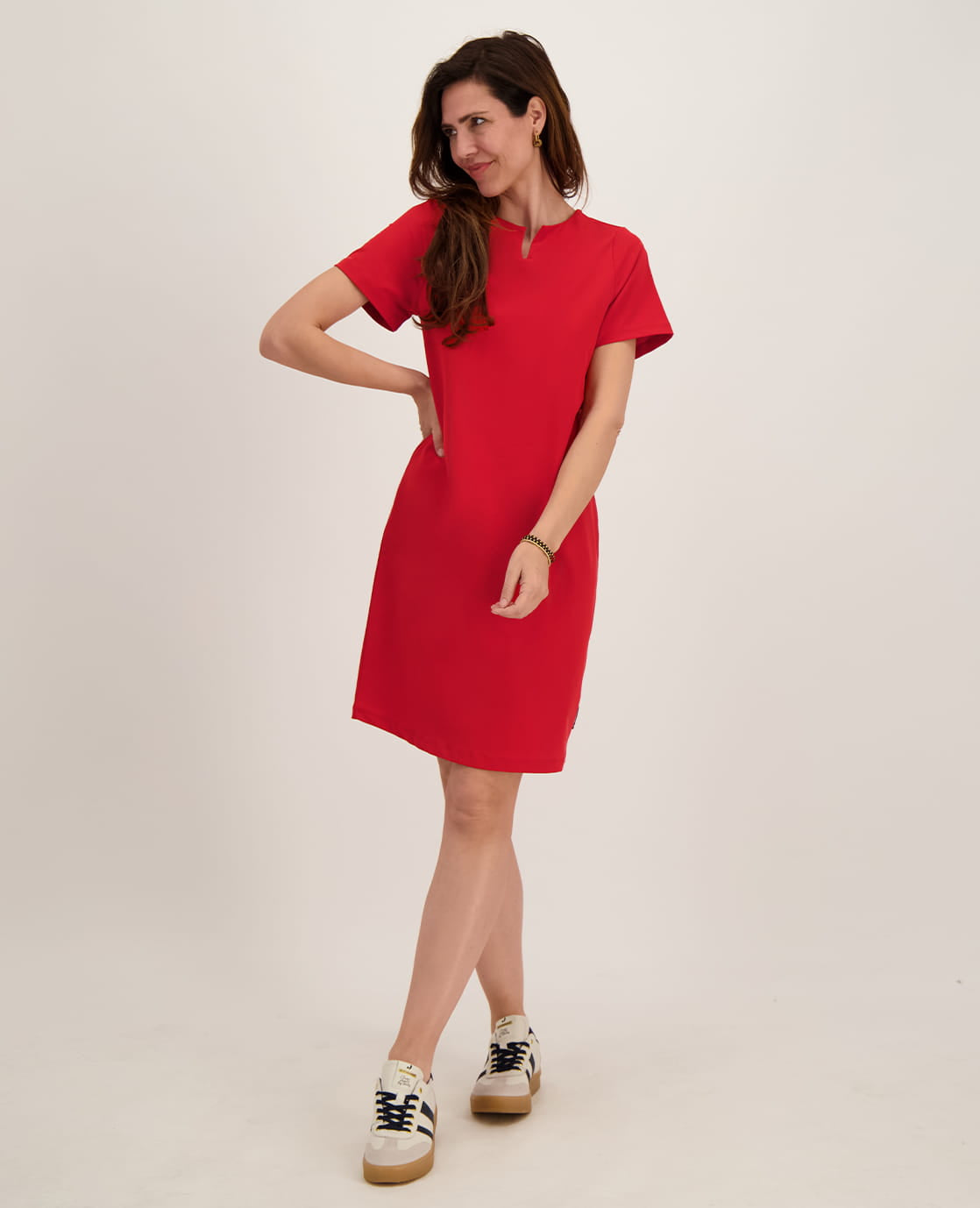 Je m'appelle Jurken Robe Senna Travel | Chili Red