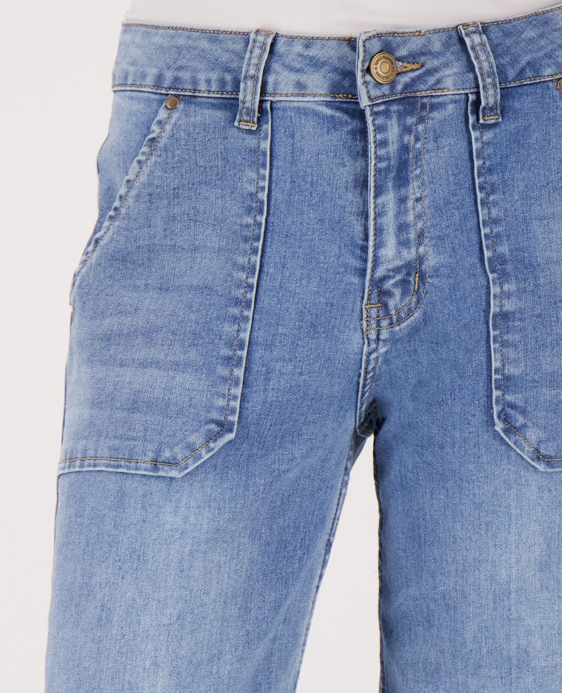 Je m'appelle Broeken Pant Denim Stretch | Medium Blue