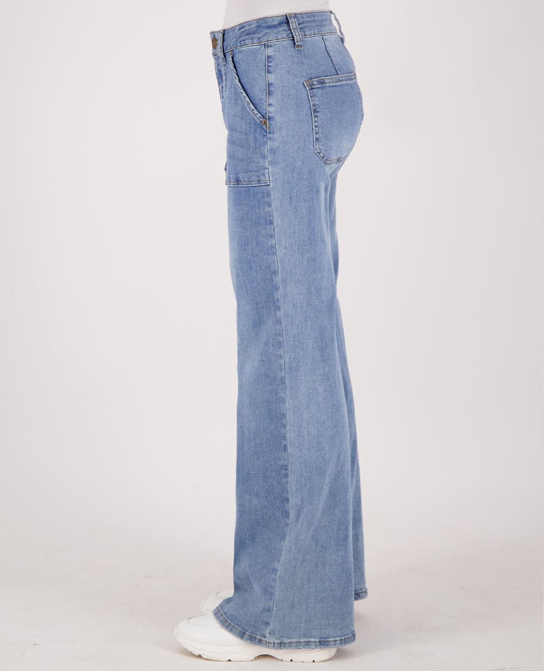 Je m'appelle Broeken Pant Denim Stretch | Medium Blue