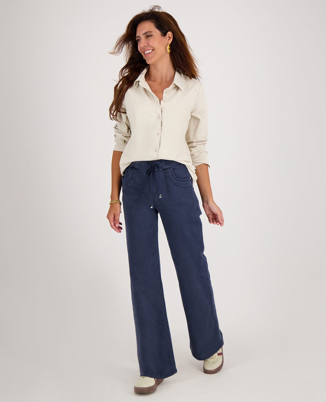 Je m'appelle Broeken Pant Fleur Jogg Denim | Donkerblauw