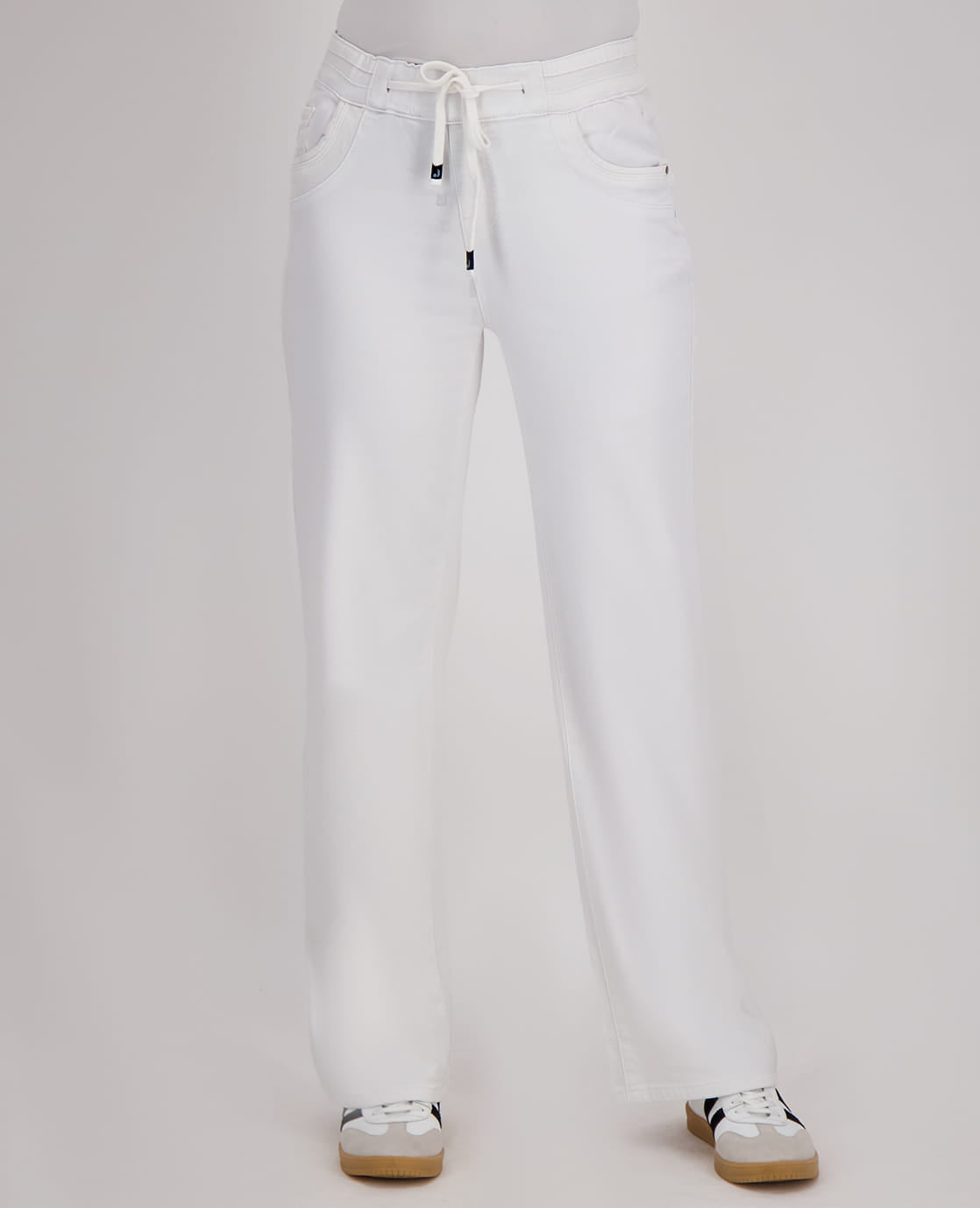 Je m'appelle Broeken Off White / XS / (30'') Pant Fleur Jogg Denim | Off White