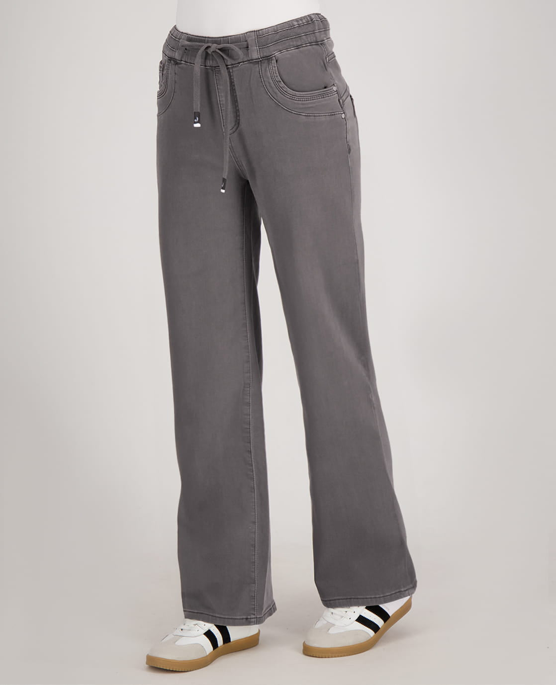 Je m'appelle Broeken Autumn Grey / XS / (30'') Pant Fleur Jogg Denim | Autumn Grey