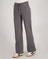 Je m'appelle Broeken Autumn Grey / XS / (30'') Pant Fleur Jogg Denim | Autumn Grey