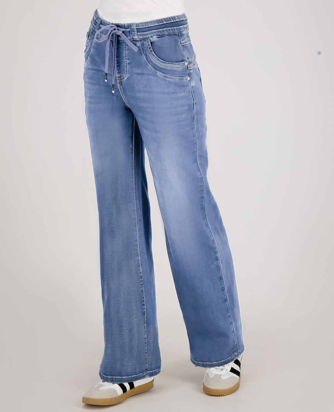 Je m'appelle Broeken Pant Fleur Jogg Denim | Mid Blue Denim
