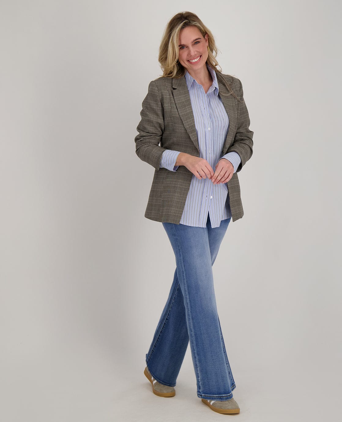 Je m'appelle Broeken Mid Blue Denim / XS / (30'') Pant Fleur Jogg Denim | Mid Blue Denim