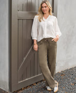 Je m'appelle Broeken Pant Fleur Jogg Denim | Taupe