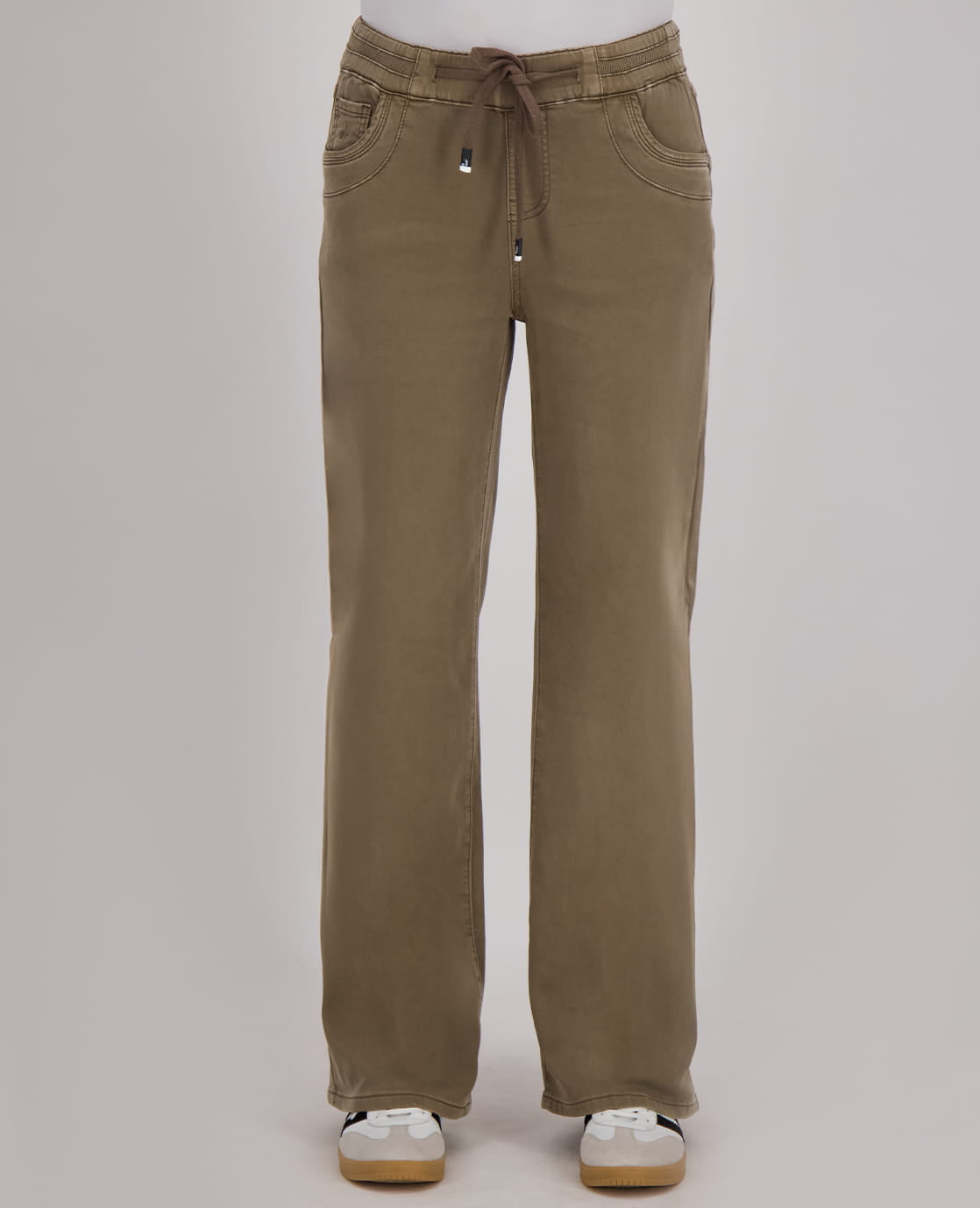 Je m'appelle Broeken Taupe / XS / (30'') Pant Fleur Jogg Denim | Taupe