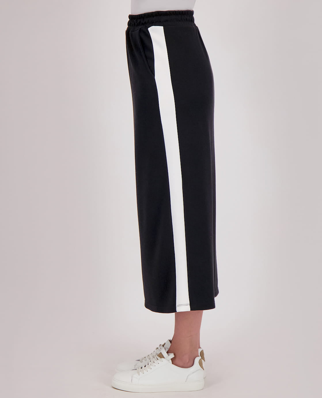 Je m'appelle Jurken Skirt Fenna | Zwart/Off White