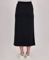 Je m'appelle Jurken Skirt Fenna | Zwart/Off White
