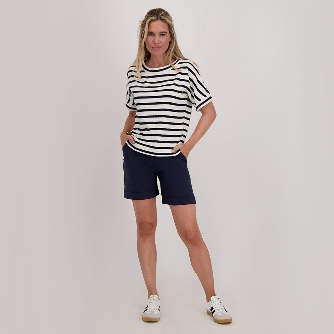 Je m'appelle Broeken Donkerblauw / XS Short Sylah Regular Travel | Donkerblauw