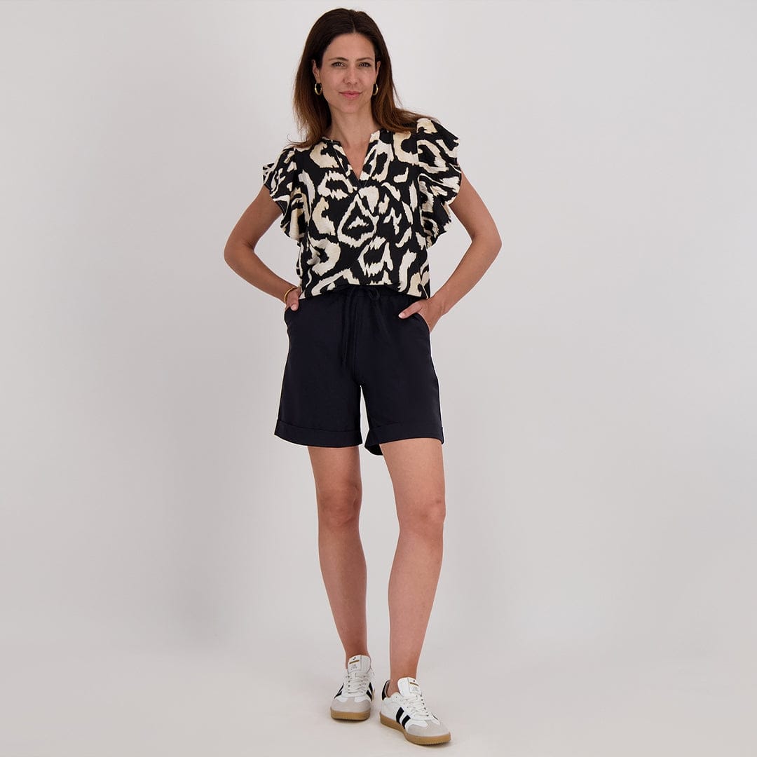 Je m'appelle Broeken Zwart / XS Short Sylah Regular Travel | Zwart