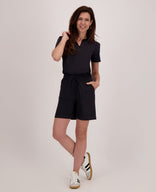 Je m'appelle Broeken Short Sylah Regular Travel | Zwart