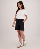 Je m'appelle Broeken Short Sylah Regular Travel | Zwart