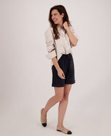 Je m'appelle Broeken Short Sylah Regular Travel | Zwart