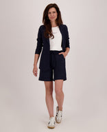 Je m'appelle Broeken Short Sylah Regular Travel | Donkerblauw