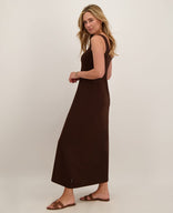 Je m'appelle Jurken Tankdress Bardot | Soft Cacao