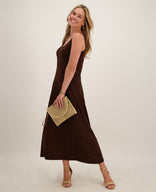 Je m'appelle Jurken Tankdress Bardot | Soft Cacao