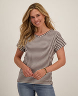 Je m'appelle Tops Tee Meryl | Off White / Soft Cacao