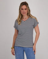 Je m'appelle Tops Tee Meryl | Off White/Midnight