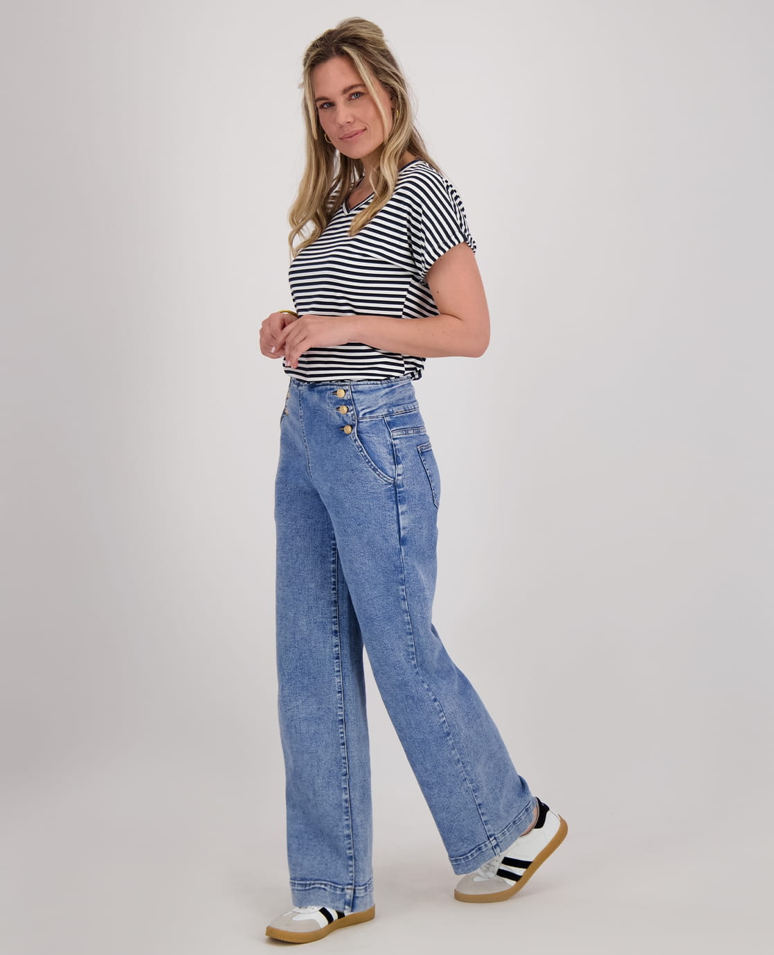 Je m'appelle Tops Tee Meryl | Off White/Midnight