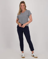 Je m'appelle Tops Tee Meryl | Off White/Midnight