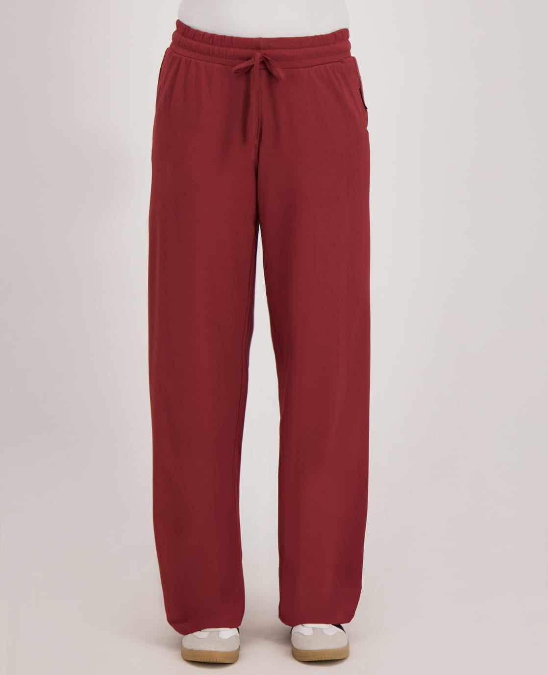 Je m'appelle Broeken Wine Red / XS / (30'') Pant Straight Marlene | Wine Red