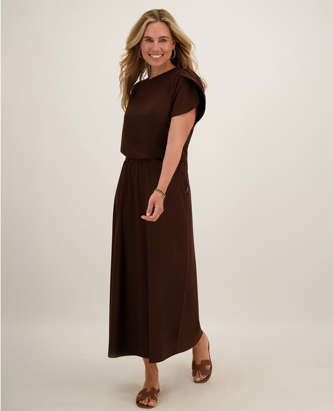 Je m'appelle Jurken Skirt Monroe | Soft Cacao