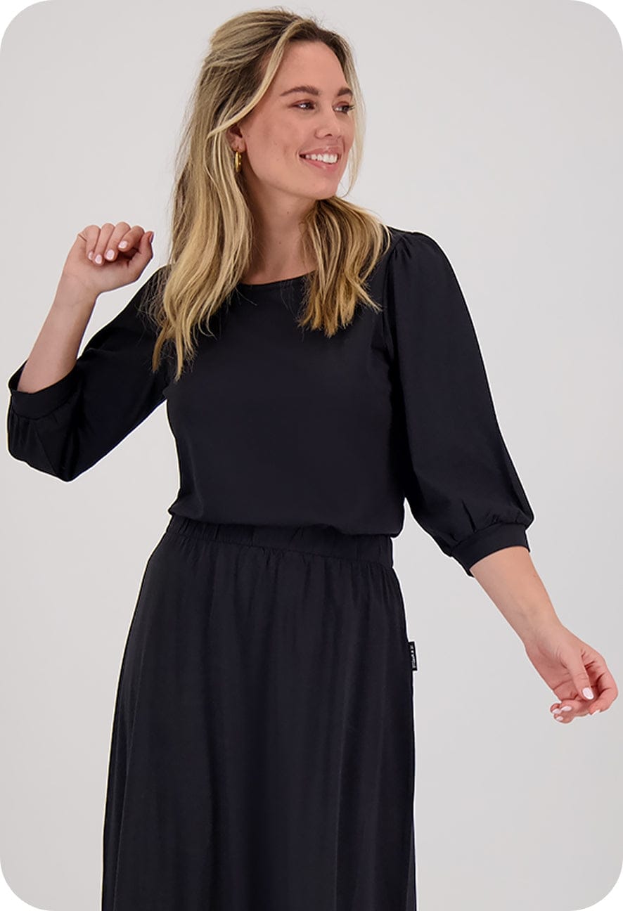 Je m'appelle Tops Top Marlene | Zwart