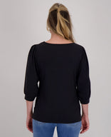 Je m'appelle Tops Top Marlene | Zwart