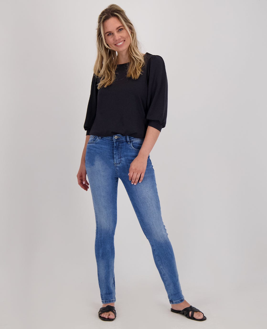 Je m'appelle Tops Top Marlene | Zwart