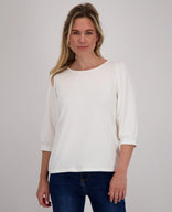 Je m'appelle Tops Top Marlene | Porselein wit