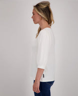 Je m'appelle Tops Top Marlene | Porselein wit