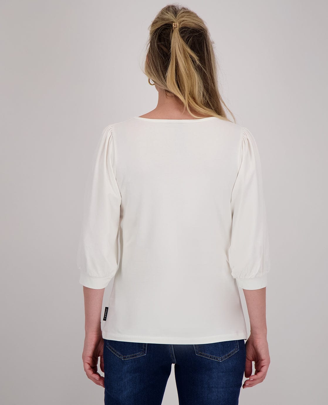 Je m'appelle Tops Top Marlene | Porselein wit