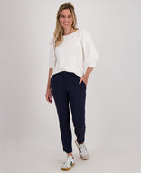 Je m'appelle Tops Top Marlene | Porselein wit
