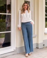 Je m'appelle Broeken Pant Elisa Stretch | Medium Denim Blue