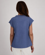 Je m'appelle Tops Top Elisa | Medium Denim Blue