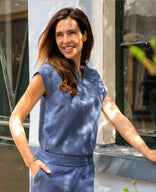 Je m'appelle Tops Top Elisa | Medium Denim Blue