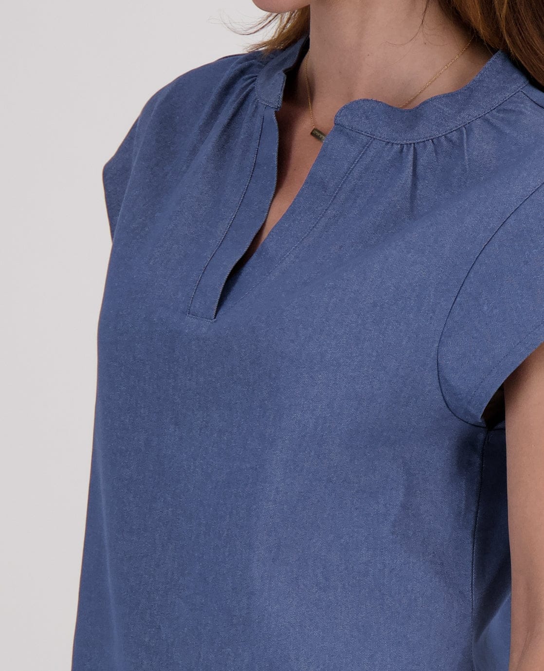 Je m'appelle Tops Top Elisa | Medium Denim Blue