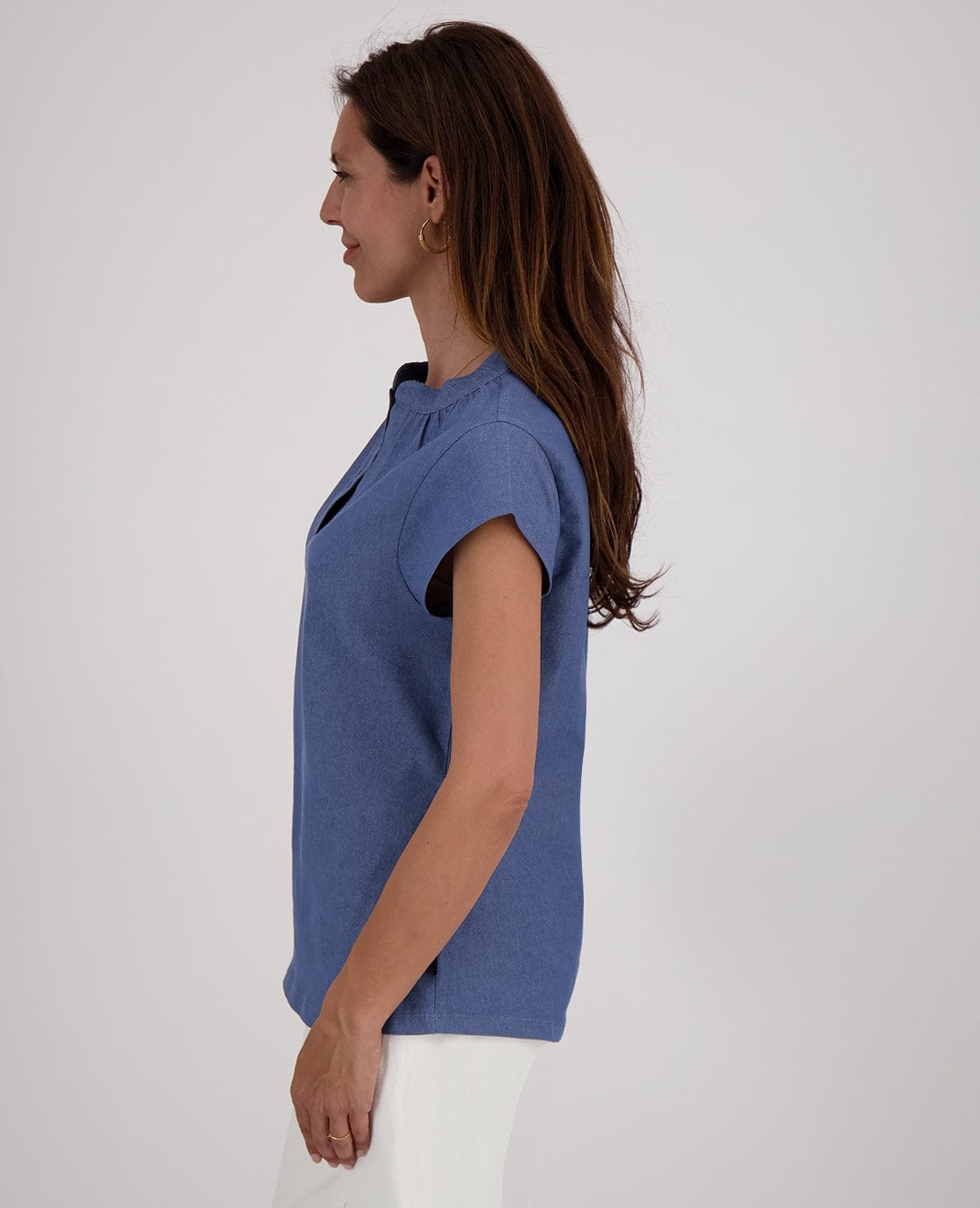 Je m'appelle Tops Top Elisa | Medium Denim Blue