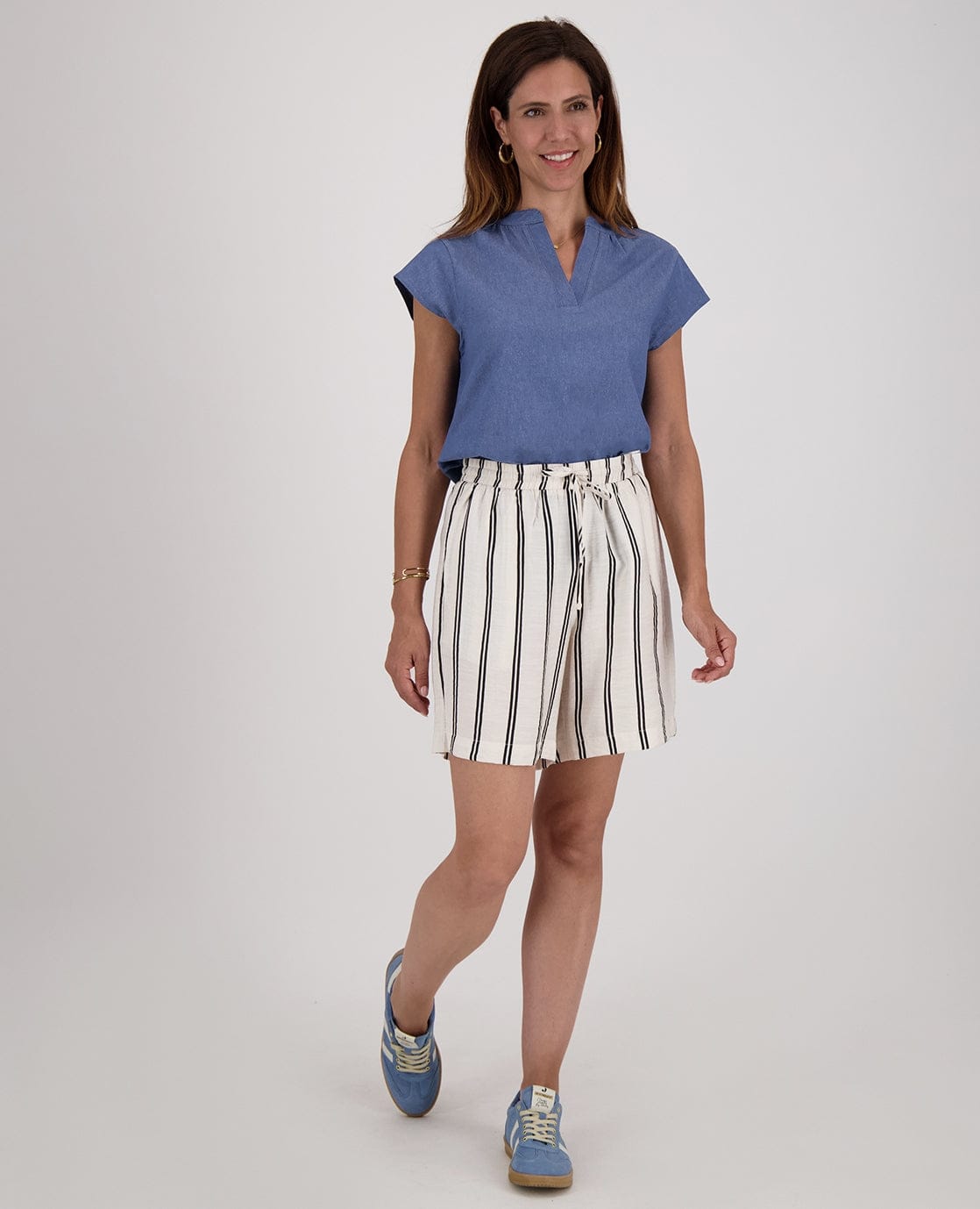 Je m'appelle Tops Top Elisa | Medium Denim Blue