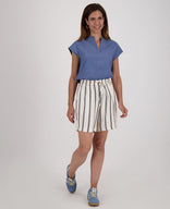Je m'appelle Tops Top Elisa | Medium Denim Blue