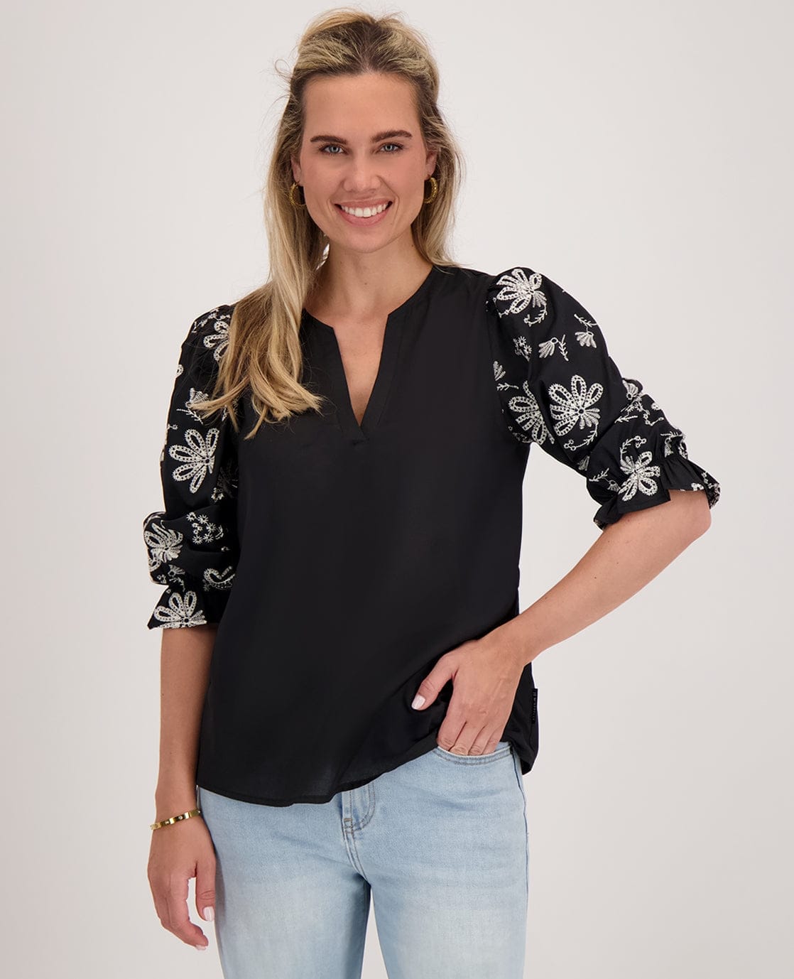 Je m'appelle Tops Top Sanne | Zwart