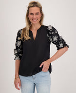 Je m'appelle Tops Top Sanne | Zwart