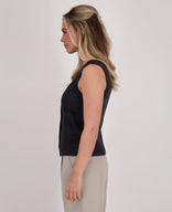 Je m'appelle Tops Gilet Bodine | Zwart