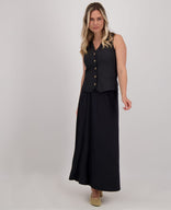 Je m'appelle Tops Gilet Bodine | Zwart