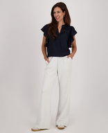 Je m'appelle Broeken Pant Maya | Light Grey Melange