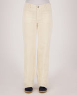 Je m'appelle Broeken Pant Colette Corduroy Stretch | Ecru Denim